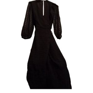 Ann Taylor Black Long Sleeve Dress